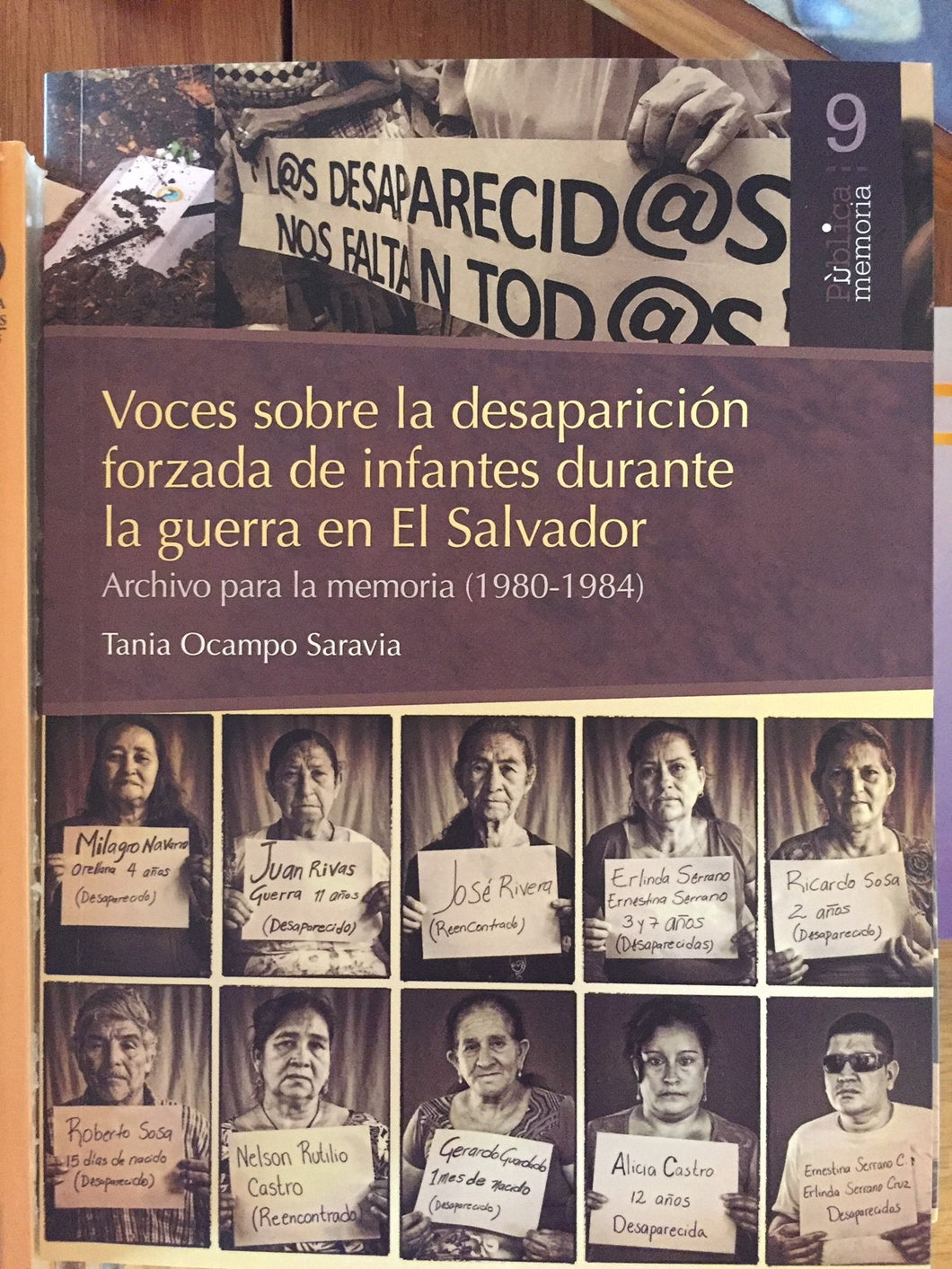 Voces Sobre la Desaparición Forzada de Infantes Durante la Guerra en el Salvador -  Tania Ocampo Saravia